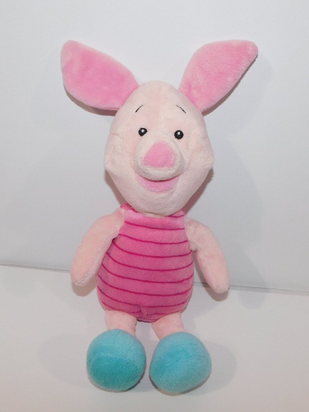 Disney Winnie the Pooh Piglet 13" Plush Stuffed soft Doll Toy Blue Shoes